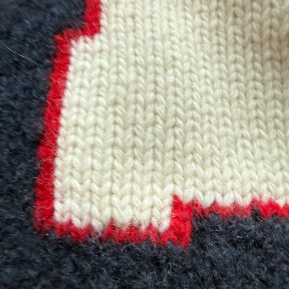 Polo by Ralph Lauren Cream Sweater with Navy Letters - Picture 10 of 12